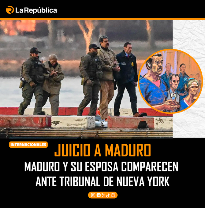 MADURO Y SU ESPOSA COMPARECEN  ANTE TRIBUNAL DE NUEVA YORK - Cover Image